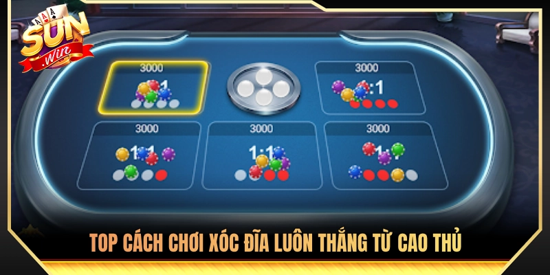 Cách Chơi Xóc Đĩa Luôn Thắng Từ Kinh Nghiệm Cao Thủ Sunwin 3 Tổng hợp cách chơi xóc đĩa luôn thắng do cao thủ chia sẻ