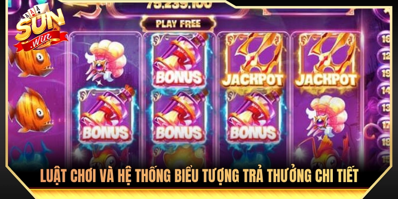 Quy tắc quay thưởng cùng bảng thanh toán biểu tượng cụ thể 